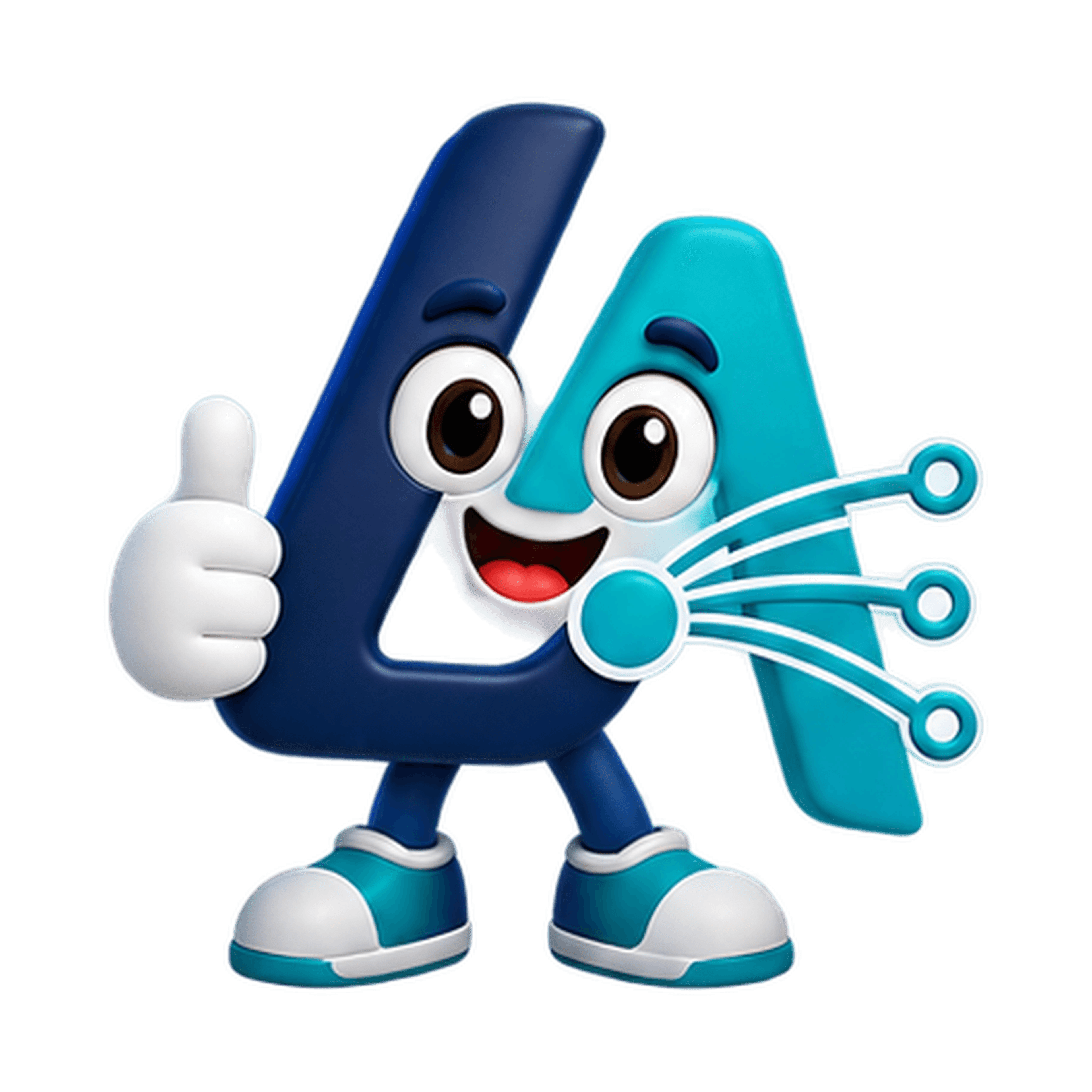 Official LeadArivo character giving a thumbs-up